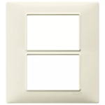 Placca 6M (3+3) beige PLANA VIMAR