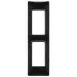 Placca 2M pannelli nero PLANA VIMAR