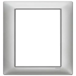 Placca 8M argento opaco PLANA VIMAR