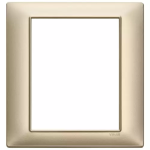 Placca 8M champagne opaco PLANA VIMAR