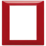 Placca 8M Reflex rubino PLANA VIMAR PLANA VIMAR