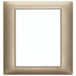 Placca 8M bronzo metallizzato PLANA VIMAR