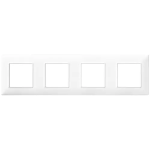 Placca 8M (2+2+2+2) int71 bianco PLANA VIMAR