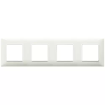Placca 8M (2+2+2+2) int71 avorio PLANA VIMAR