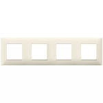 Placca 8M (2+2+2+2) int71 beige PLANA VIMAR
