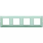 Placca 8M (2+2+2+2) int71 Reflex menta PLANA VIMAR