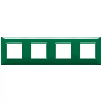 Placca 8M (2+2+2+2)int71 Reflex smeraldo PLANA VIMAR