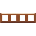 Placca 8M (2+2+2+2) int71 Reflex tabacco PLANA VIMAR