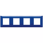 Placca 8M (2+2+2+2) int71 Reflex zaffiro PLANA VIMAR