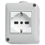 Plana-Contenitore IP40 2M+presa univers VIMAR