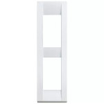 Placca Classica 2M pann.bianco brillante SERIE VIMAR IDEA