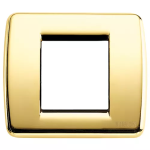 Placca Rondò 1-2M oro lucido SERIE VIMAR IDEA