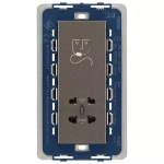 Presa per rasoio verticale 230V Metal SERIE VIMAR ARKÈ