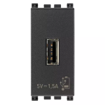 Unità alimentazione USB 5V1,5A 1M grigio SERIE VIMAR ARKÈ