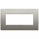 Placca Classic 5M BS acciaio spazzolato SERIE VIMAR ARKÈ