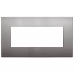 Placca Classic 5M BS nichel nero SERIE VIMAR ARKÈ