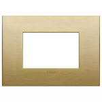 Placca Classic 3M ottone spazzolato SERIE VIMAR ARKÈ