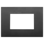 Placca Classic 3M antibatterico nero SERIE VIMAR ARKÈ