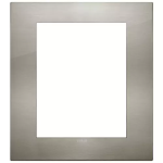 Placca Classic 8M acciaio spazzolato SERIE VIMAR ARKÈ
