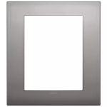 Placca Classic 8M nichel nero SERIE VIMAR ARKÈ