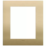 Placca Classic 8M ottone spazzolatoSERIE VIMAR ARKÈ