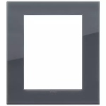 Placca Classic 8M Reflex grigio fumè SERIE VIMAR ARKÈ