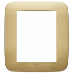 Placca Round 8M ottone spazzolato SERIE VIMAR ARKÈ