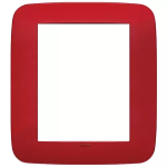 Placca Round 8M rosso SERIE VIMAR ARKÈ