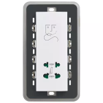 Presa per rasoio verticale 230V bianco SERIE VIMAR EIKON