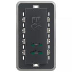 Presa per rasoio verticale 230V grigio SERIE VIMAR EIKON