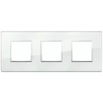 Placca 6M (2+2+2) int71 acqua SERIE VIMAR EIKON EVO