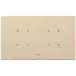 Placca 5MBS (2+blank+2) crema SERIE VIMAR EIKON TAKTIL