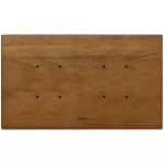 Placca 5MBS (2+blank+2) noce italiano SERIE VIMAR EIKON TAKTIL