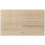 Placca 5MBS (2+blank+2) rovere sbiancato SERIE VIMAR EIKON TAKTIL