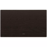 Placca 5MBS (2+blank+2) wengé SERIE VIMAR EIKON TAKTIL
