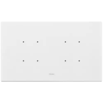 Placca 5MBS (2+blank+2) glacier ice SERIE VIMAR EIKON TAKTIL