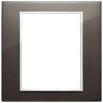Placca 8M nero zaffiro SERIE VIMAR EIKON EVO