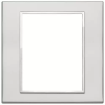 Placca 8M argento SERIE VIMAR EIKON EVO