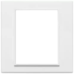 Placca 8M bianco totale SERIE VIMAR EIKON EVO