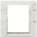 Placca 8M bianco di Carrara SERIE VIMAR EIKON EVO
