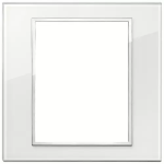 Placca 8M bianco diamante SERIE VIMAR EIKON EVO