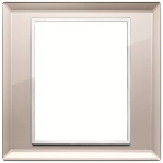 Placca 8M specchio bronzato SERIE VIMAR EIKON EVO