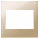 Placca 3M BS oro METALLO SERIE VIMAR EIKON EXÈ