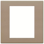 Placca 8M savana PELLE SERIE VIMAR EIKON EXÈ
