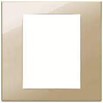 Placca 8M oro METALLO SERIE VIMAR EIKON EXÈ