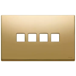 Placca 4Mx4 Flat oro METALLO SERIE VIMAR EIKON EXÈ