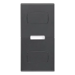 Tasto 1M PERSONALIZZABILE pulsanti BASCULANTI grigio RICAMBIO SERIE VIMAR EIKON