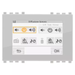Touch screen colori 3M Full Flat neutro RICAMBIO SERIE VIMAR EIKON EVO