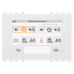 Touch screen colori 3M Full Flat bianco RICAMBIO SERIE VIMAR EIKON EVO