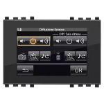 Touch screen colori 3M Full Flat grigio RICAMBIO SERIE VIMAR EIKON EVO